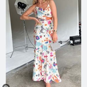 NWOT Never Fully Dressed Ivory Lobster Emily Dress